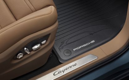 Picture of All-Weather Floor Mats, Cayenne 2018-, Black
