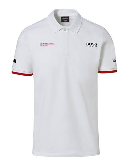 Polo Shirt, Motorsport, White, Small, Mens. Porsche Centre Brighton Shop