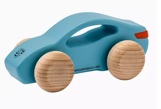 Picture of Taycan Wooden Car, Frozen Blue