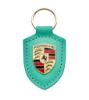 Picture of Keyring, Porsche Crest, Leather, Mint Green, Driven by Dreams, 75Y