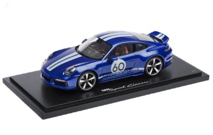 Picture of 911 Sport Classic (992), Gentian Blue Metallic, Limited Edition, 1/18 Model