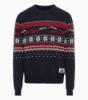 Picture of Sweater, Knitted, Christmas, Dark Blue, Unisex