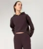 Picture of Textured Hoodie Blackberry/Kalahari