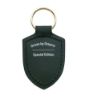Picture of Keyring, Porsche Crest, Leather, Green